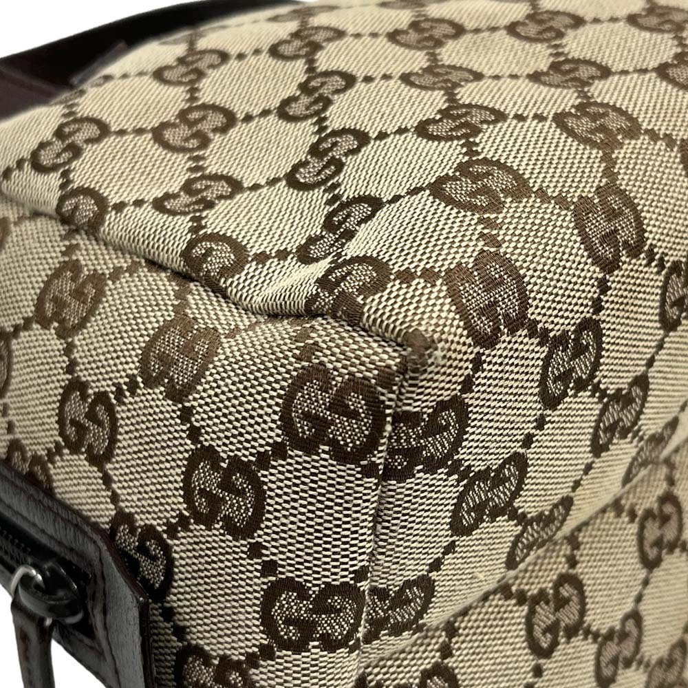 Gucci Handbag GG Canvas Handheld Beige Brown - Picture 7 of 10